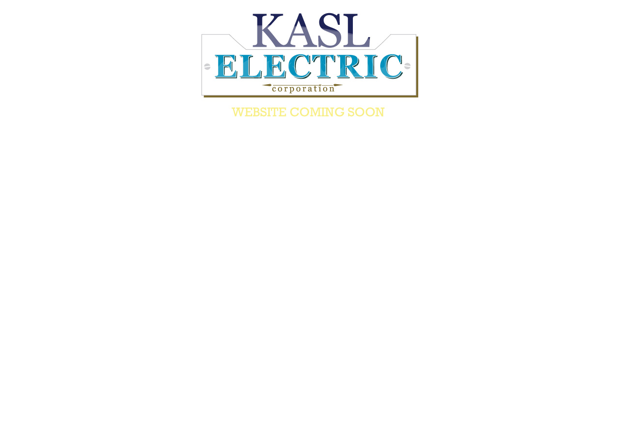 KASL Electric Corp website before the rebuild