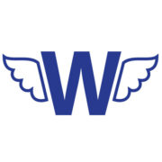 Woodacre winged-W crest